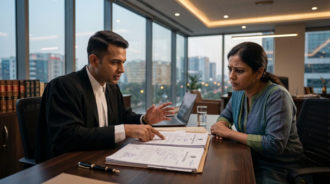 Lawyer explaining anticipatory bail application in Hyderabad