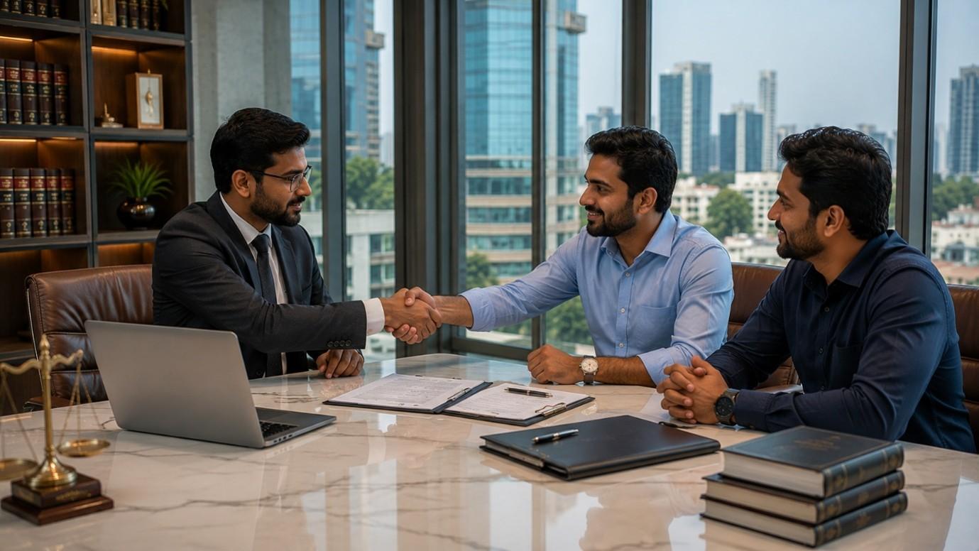 Corporate advocate advising startup founders in Hyderabad