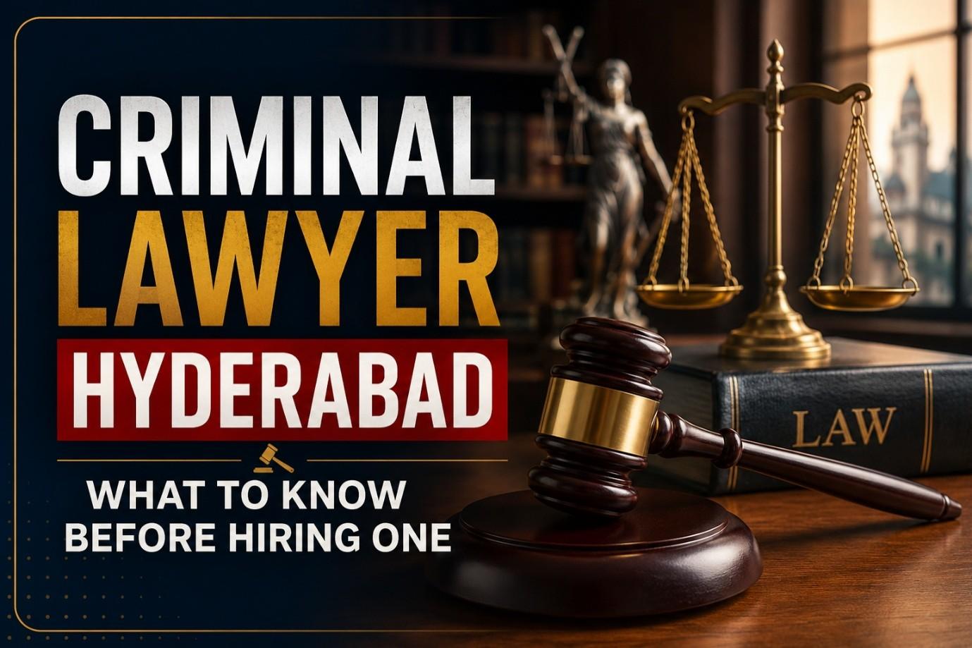 Criminal lawyer Hyderabad consulting with client in modern law office