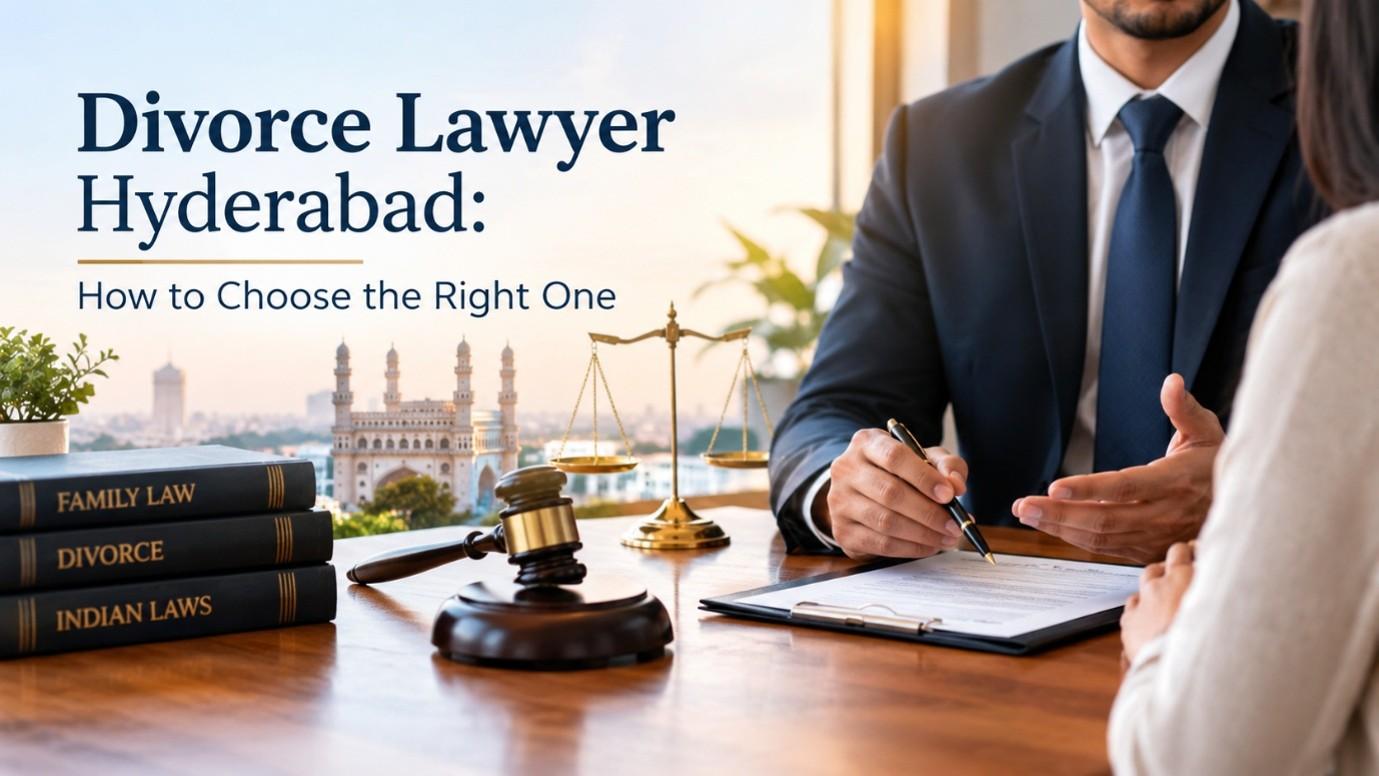 Divorce lawyer Hyderabad consulting client about matrimonial legal matters