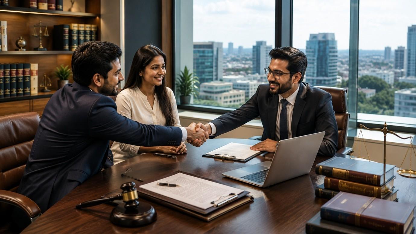 Corporate lawyer advising startup founders in Hyderabad