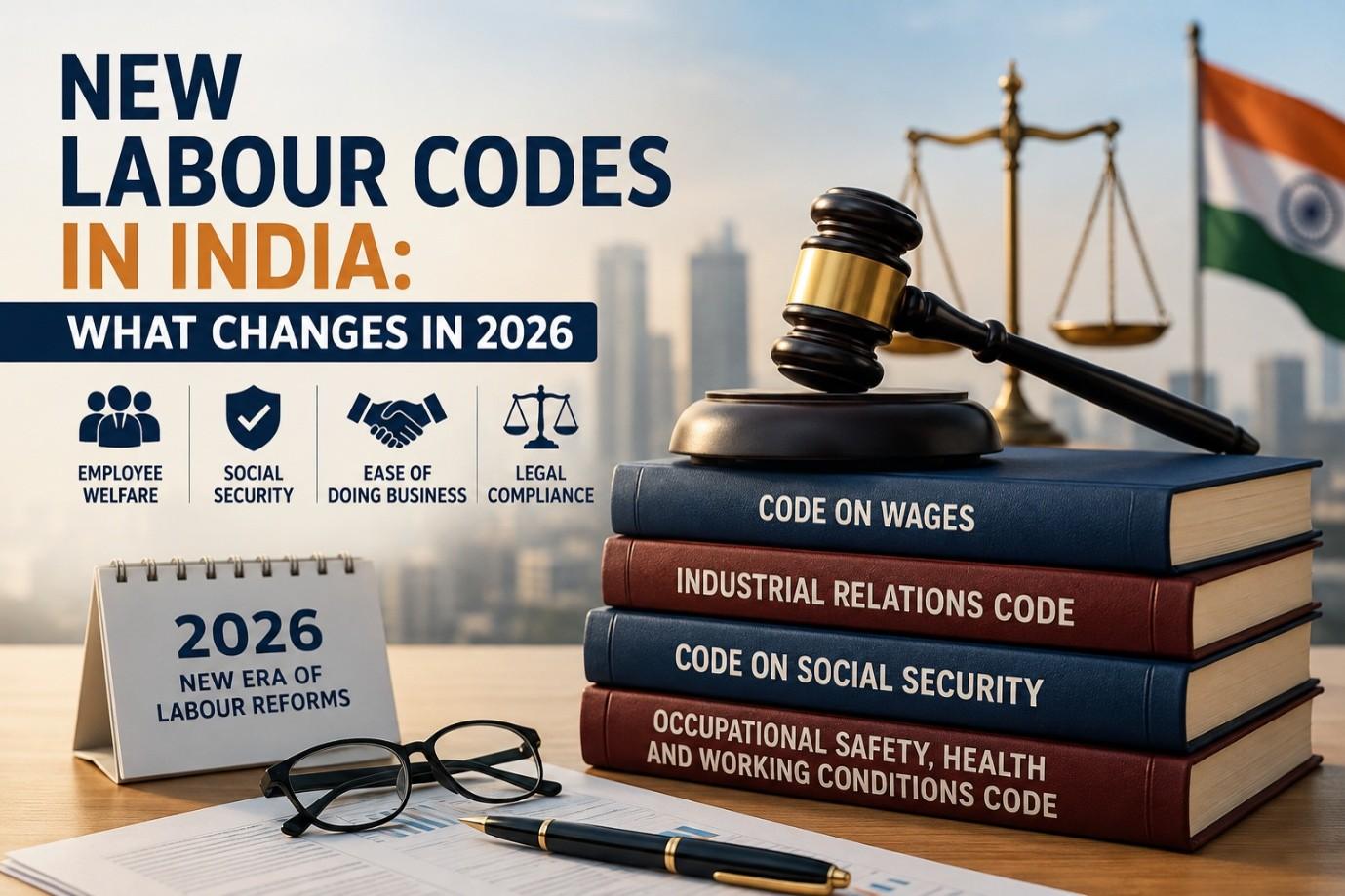 New labour codes in India 2026 legal guide for employers